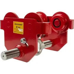 Delta Rot Laufkatze mit Handfahrwerk 5,0t