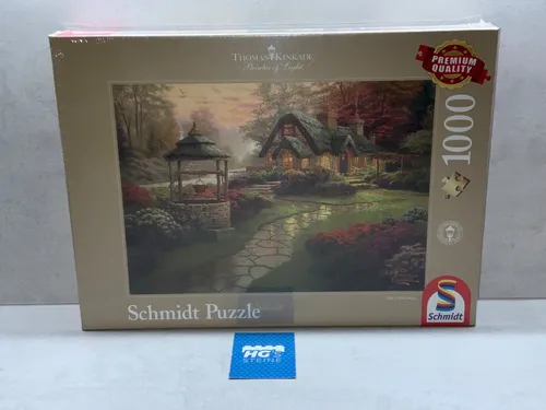 Thomas Kinkade Make a Wish Cottage 58463 Schmidt Puzzle 1000 Teile OVP in Folie