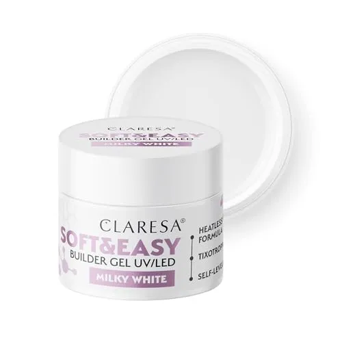 Claresa Soft & Easy Builder Gel Milky White (12g) von Claresa