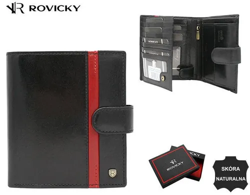 Rovicky Herrenbrieftasche aus echtem Leder