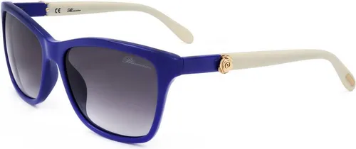 Blumarine SBM651 BLU PIENO 55/16/135 Damen Sonnenbrillen - Stilvolle Damen-Sonnenbrille in elegantem Blau, ideal für sonnige Tage. Schützen Sie Ihre Augen mit einem modischen Accessoire.