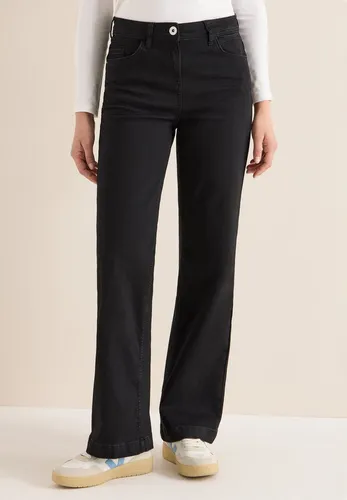 CECIL Slim-fit-Jeans High Waist in schwarz von CECIL