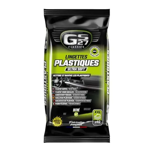 GS27 - Autotücher aus Kunststoff - Satiniert - Zitrusduft - 40 Autotücher