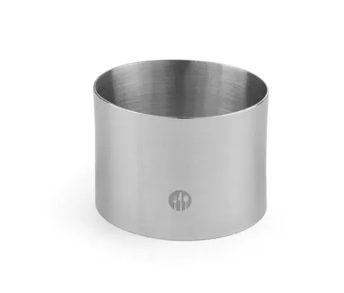 HENDI Speisering, Rund, Zur raffinierten Gestaltung von Kuchen und Speisen, ø70, x(H)45mm, Edelstahl 18/0