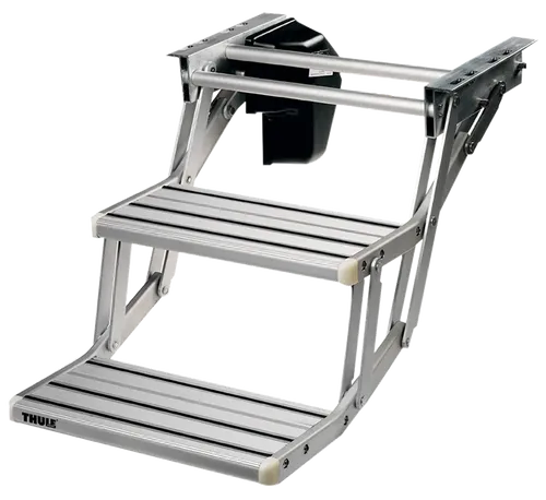 Thule Double Step 12V Typ 380 - Praktischer Fahrradträger - Fahrrad- & E-Bike-Träger mit doppelter Stufe für einfachen Zugang, robust und ideal für Reisen mit mehreren Fahrrädern.