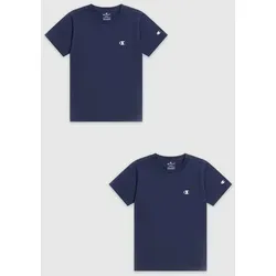 Champion Kinder T-Shirt 2er Pack blau XXL (176) von Champion
