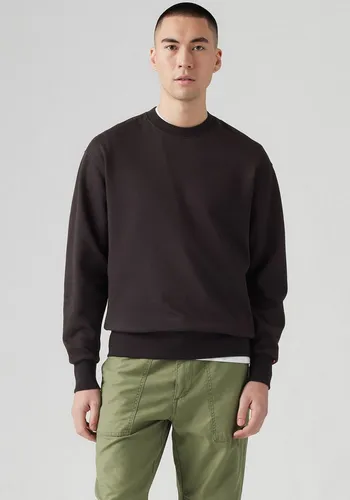 LEVI'S AUTHENTIC CREW Sweatshirt - Herren-Sweatshirt in Schwarz, mit Logostickerei und aus weicher Sweatware für höchsten Tragekomfort. Ideal für einen lässigen Look.