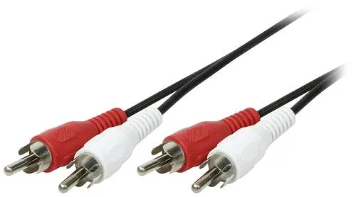 LogiLink CA1039 Cinch Audio Anschlusskabel 2.50m Schwarz (matt)