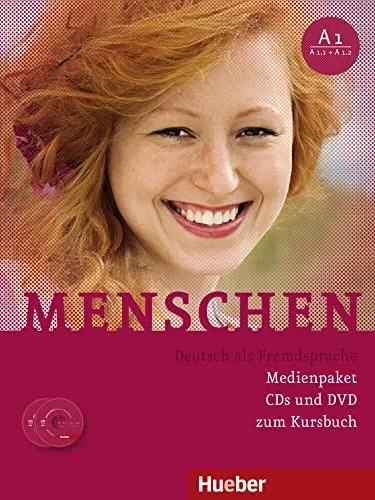 Menschen A1: Audio-CDs und DVD zum Deutschkurs - Hörbücher für Deutsch als Fremdsprache, enthält 3 Audio-CDs und 1 DVD für ein interaktives Lernerlebnis.