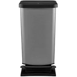 Rotho Treteimer PASO , silber, 35 cm breit