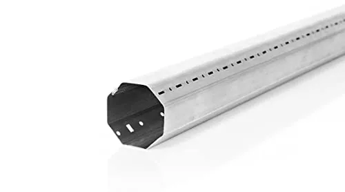 Achteckiges Rollladenrohr Ø 40 & 60 mm – zuschneidbar (achteckig 60 mm, 1,5 m)