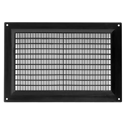 250x170mm Schwarze Kunststoff-Lüftungsschutzabdeckung, Lüftungsgitterkappe