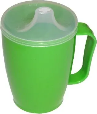 EINNEHMEBECHER m.Griff+Deckel 12mm grün 1 St