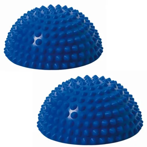 Togu SENSO® Balance-Igel 2-er Set, blau, 16 cm - Balanceboards für effektives Training, inklusive Übungsposter und extrem langlebig aus hochwertigem Ruton gefertigt.