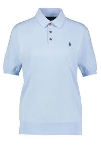 Polo Ralph Lauren Regular Fit Poloshirt aus Baumwolle in Blau, Größe M - Klassisches Herren Poloshirt in Regular Fit mit V-Ausschnitt und Polokragen. Hergestellt aus hochwertiger Baumwolle für höchsten Tragekomfort. Ideal für stilvolle Freizeitlooks.