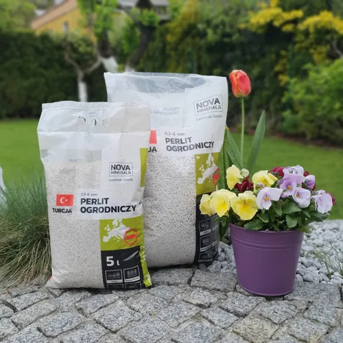 Perlite NovaMinerals Perlit für den Gartenbau Agriperl (0,2-6 mm) 5 L Beutel