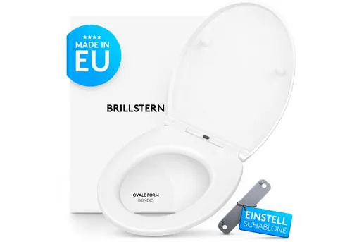 BRILLSTERN WC-Sitz mit Absenkautomatik