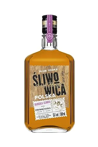 Sliwowica Polska/Polish Slivovitz, Pflaumen-Wodka aus Polen, 0,5 L, 55% Vol.