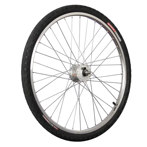 Zoll Vorderrad Hohlkammerfelge mit Shimano Nabendynamo 26 Zoll