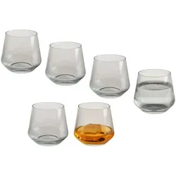 RITZENHOFF 6281002 Universalglas 6er-Set - Elegante Trinkgläser mit Sonnenschliff - Wassergläser - 6er Set aus hochwertigem Kristallglas mit filigranem Sonnenschliff, ideal für Softdrinks und als stilvolles Geschenk. Spülmaschinengeeignet und Made in Germany.