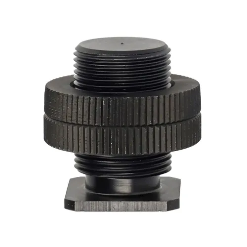 Adapter-Schraube mit 1/4 Innen und 5/8 Zoll Außen- Gewinde mit 2 Rädelschrauben