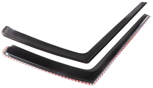 WALSER Autosonnenschutz Passform Windabweiser – 6-teilig - Auto-Sonnenschutz mit 2 Windabweisern vorne und 4 Befestigungsklammern. Reduziert Windgeräusche und schützt vor Zugluft sowie Regen - einfache Montage und stilvolles Design für mehr Fahrkomfort.