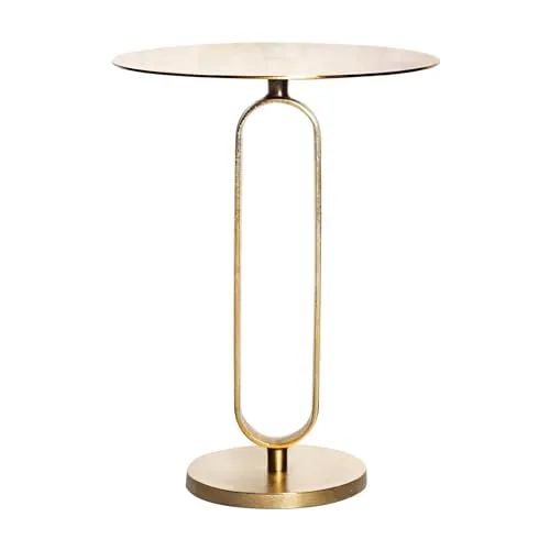 Riess Ambiente Runder Beistelltisch Elegance 60cm Gold in gold von Riess-Ambiente