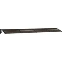 vidaXL Türvordach 350x80cm in schwarz von vidaXL