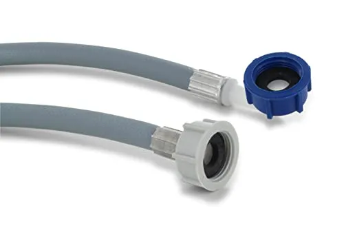 DL-pro 2m Wasserschlauch Zulaufschlauch 3/4 Zoll Gerade/Winkel 90 Grad für Waschmaschine Spülmaschine