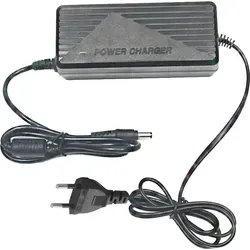 I52C 12V 5A Lithium Batterie Netzteil Ladegerät – DC 5,5 mm Adapter mit EU-Stecker, 60W Stromversorgung - Schwarz