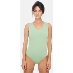 Evoni Body Damen Bodysuit ärmellos grün S(36)