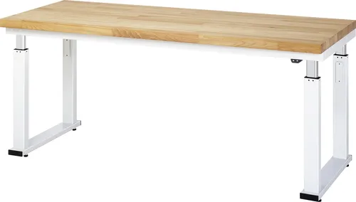 Hydraulikwerkbank Adlatus - elektrisch verstellbar 2000x700mm - Werkbank mit hydraulischer Höhenverstellung von 740-1140 mm, ideal für ergonomisches Arbeiten und belastbar bis 600 kg.