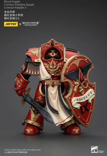 Joytoy Warhammer Blood Angels Crimson Paladins Squad - Crimson Paladin Figure - Action- & Spielfiguren, detailreiche Sammlerfigur der Blood Angels für Fans und Spieler.