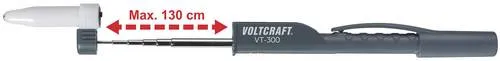 VOLTCRAFT VT-300 Wechselspannungsdetektor CAT II Optisch - Elektrische Messgeräte, zuverlässiger Wechselspannungsdetektor mit optischer Anzeige für sicheres Arbeiten an elektrischen Anlagen.