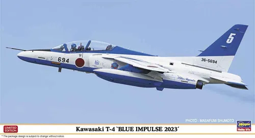 Hasegawa 7525 1/48 Kawasaki T4, Blue Impuls