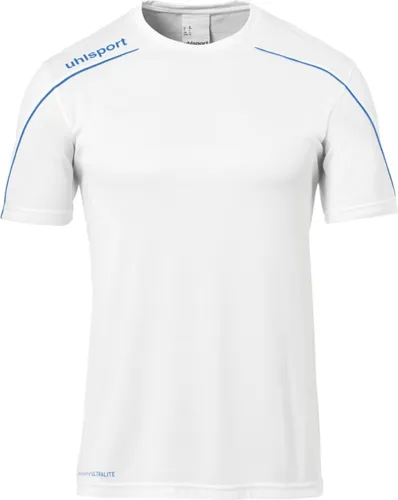 uhlsport T-Shirt Sport-Trikot Stream 22 (100% Polyester) weiss/azurblau Herren