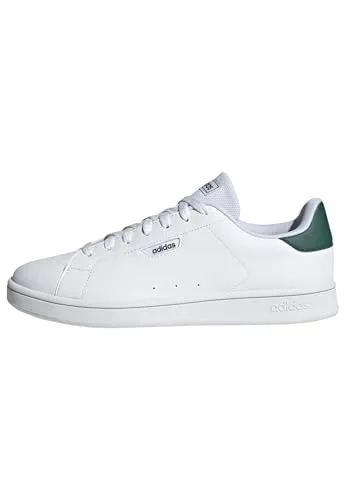 adidas Herren URBAN Court Shoes - FTWR White/Collegiate Green, 46 EU - Herren-Sneaker mit regulärer Passform, nachhaltigem Obermaterial aus 50% Recycling-Material und strapazierfähiger Gummiaußensohle für optimalen Komfort.