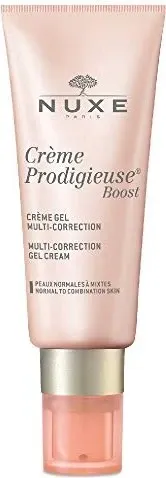 Nuxe Creme Prodigieuse Boost Multi-Korrektur Gel-Creme 40 ml - Anti-Aging-Creme für normale bis Mischhaut, mit Antioxidantien aus Jasminblüten, die sofortige Feuchtigkeit spendet und die ersten Anzeichen der Hautalterung bekämpft.