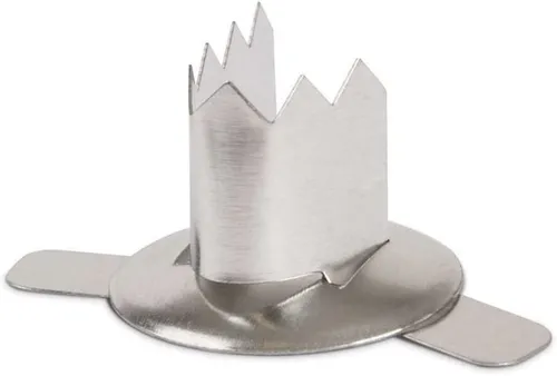 folia Kerzenhalter für Laternen aus Metall 2-teilig 25 Stück