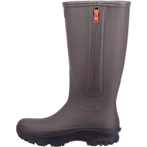 Parforce Gummistiefel Cross - Gummistiefel mit herausnehmbarer Innensohle, stoßdämpfend und wärmeisolierend – ideal für trockene und warme Füße bei der Arbeit im Wasser oder in der Natur.
