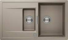 Schock Mono D-150-A Granitspüle mit Ablauffernbedienung - Premium Quarzkomposit-Spüle der Christadur Green Line, reversibel und umweltfreundlich aus über 99% natürlichen Materialien. Ideal für nachhaltige Küchen.