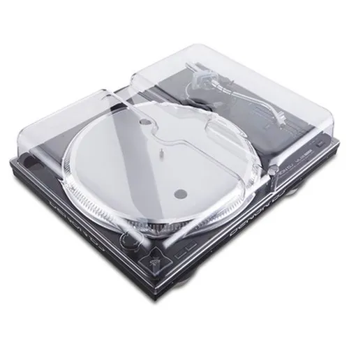 Decksaver Denon VL12 - Staubschutz für deinen Plattenspieler - Plattenspieler/Turntable-Teile, maßgefertigter Schutz aus hochwertigem Polycarbonat, schützt vor Staub und Flüssigkeiten, ohne Kabel abzustecken.