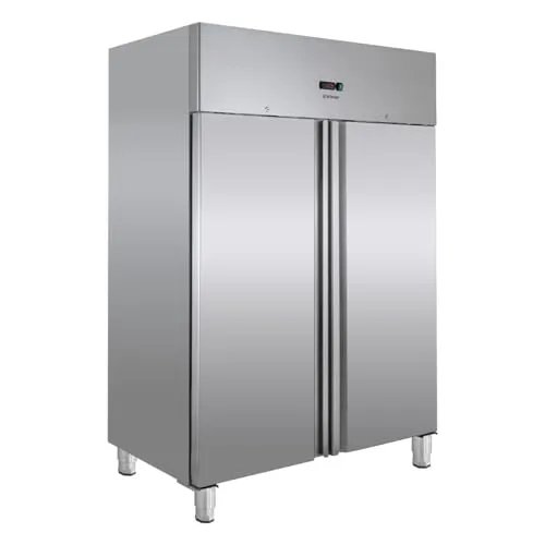 GastroHero Tiefkühlschrank ECO 1200 - 1200 L Kühlraumvolumen - Kühlschränke für Gastronomie: 1200 L Kühlraum, energieeffizient mit automatischer Abtauung und robustem Edelstahl für optimale Hygiene.