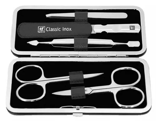 Zwilling Inox Maniküre-Set 5-teilig/ Manicure/ Nagelpflege-Etui / 97457-045/ NEU