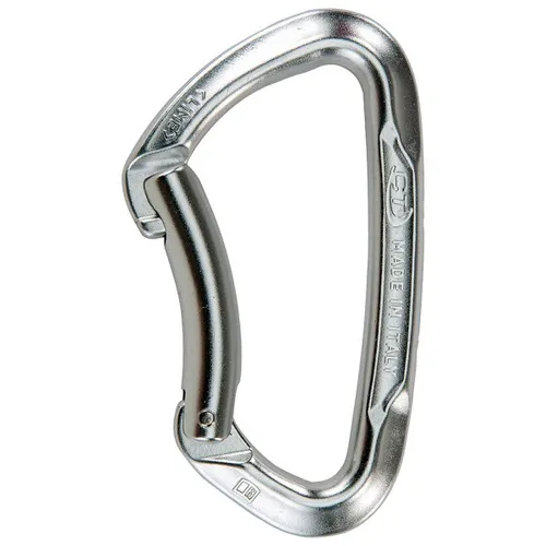 Climbing Technology - Lime B - Schnappkarabiner grau
