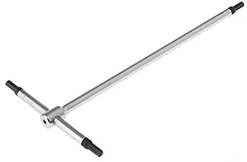 Facom Stiftschlüssel T-Griff Sechskant 4 mm - T-Griff-Schraubendreher Innensechskant, mit verchromtem Sechskantprofil für hohe Langlebigkeit und brünierten Enden für optimalen Grip.