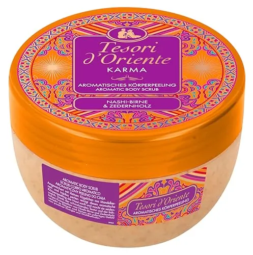 Tesori d'Oriente | Körperpeeling 'Karma' | aromatisches Körper Peeling | Wellness-Rituale für Körper & Sinne | 300 ml