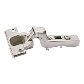 Topfscharnier K 16 Intermat zum Eindrücken (48055) - Hochwertiges 110°-Scharnier mit Schließautomatik, ideal für Holztüren und Möbel. Einfache Montage durch Einpressmechanismus und integrierte Verstellmöglichkeiten für perfekte Anpassung.