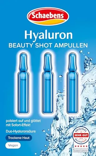 Produktbild Schaebens Hyaluron Beauty Shot, 3 x 1 ml, für intensive Feuchtigkeit
