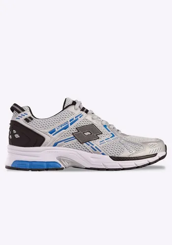 LOTTO Sneaker Gr. 42 - Sportlich im Y2K Style - Sneaker in Silber-Blau aus Synthetik und Mesh für optimalen Tragekomfort. Reflektierende Details und robuste Qualität machen ihn zum idealen Freizeitschuh für jeden Anlass.